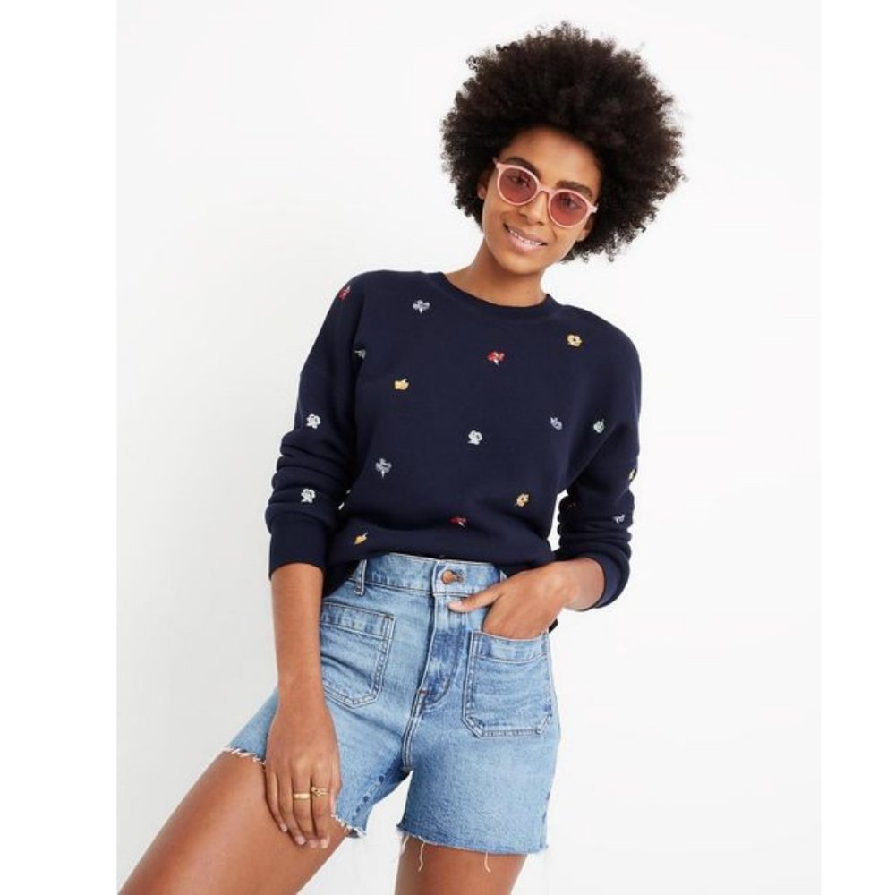 Madewell High-Rise Denim Shorts in Beasley Wash